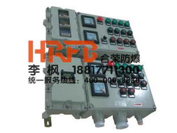 上海合荣防爆配电箱产品系列概览
